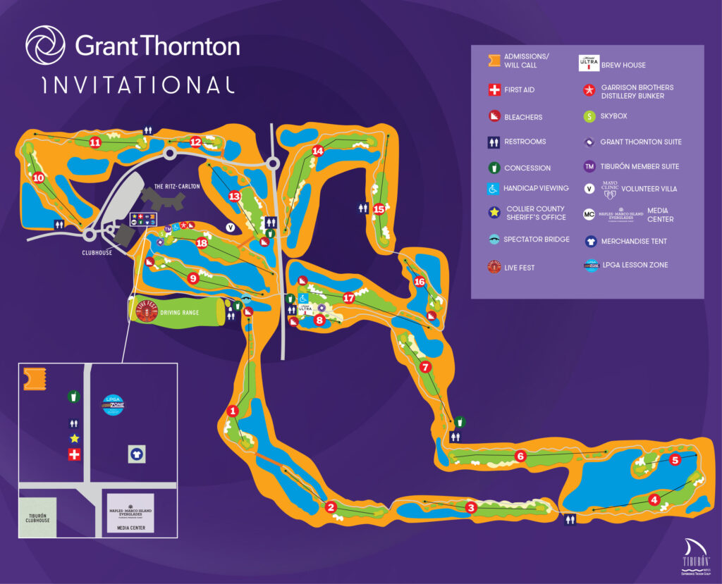 Course Map Grant Thornton Invitational